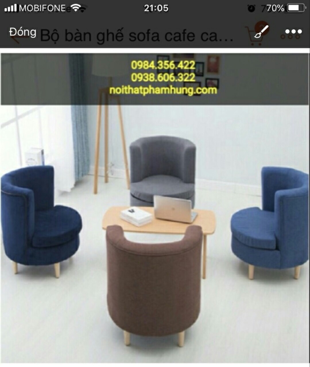 SOFA NỆM CAFFE PHÒNG LẠNH 03