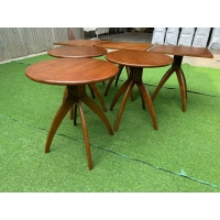 Bàn Cafe Gỗ 4 Chân Chụm