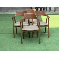ghế hirosima tựa cao gỗ ash