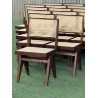 ghế gỗ lưng mây cao cấp