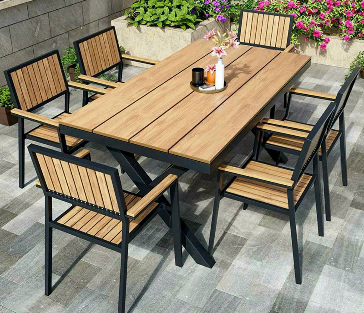 Bàn ghế ăn sân vườn cao cấp