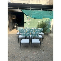 ghế sắt nệm cafe trà sữa