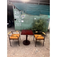 bàn ghế sắt cafe sân vườn