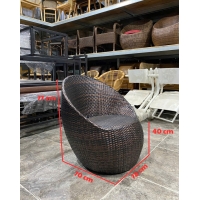 ghế sofa trứng mây nhựa
