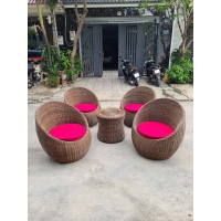 bàn ghế sofa trứng ngoài trời